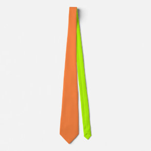 Mango Orange Colour Background ready to customise Tie