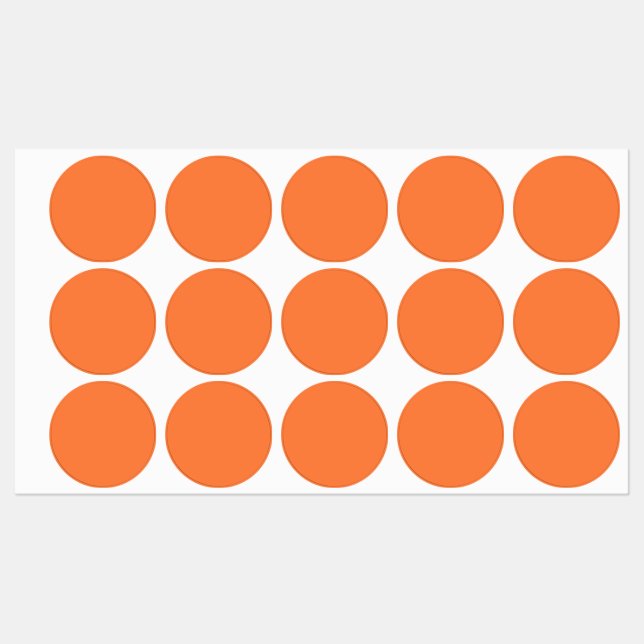 Mango Orange Solid Colour | Classic | Elegant (Sheet)