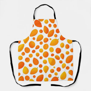 Mango Pattern Vibrant Tropical Fruits Apron