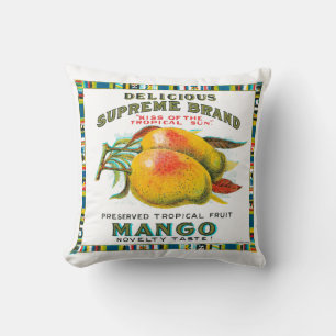 Mango Preserves Throw Pillow