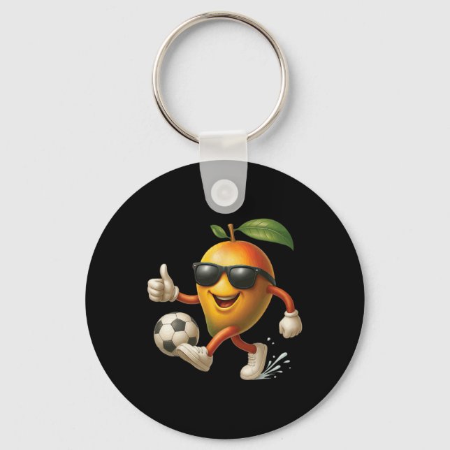 Mango Soccer  Key Ring (Front)