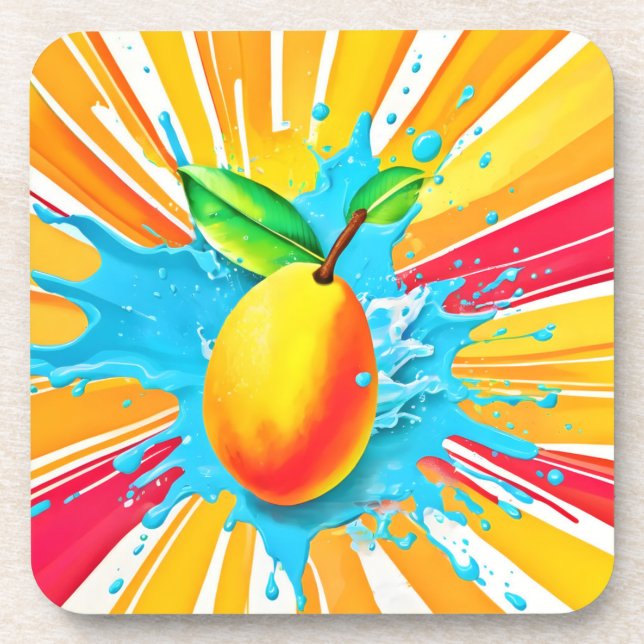 Mango Splash Delight Coaster (Front)