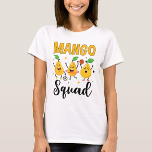 Mango Squad Summer Funny Mango Fruit Lovers Women T-Shirt