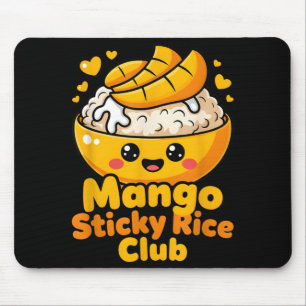 Mango Sticky Rice Club Kawaii Thai Dessert Food Mouse Pad