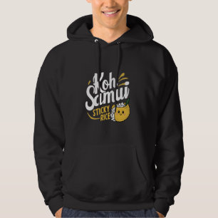 Mango Sticky Rice Lover Thailand Traveller Koh Sam Hoodie