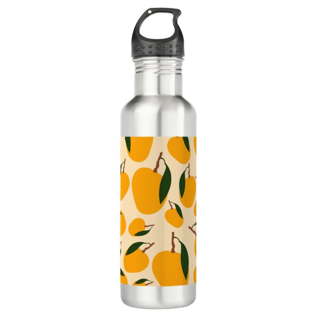 Mango Summer Fruit Pattern 710 Ml Water Bottle (Front)