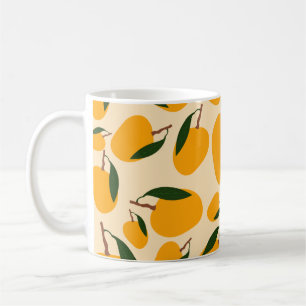 Mango Summer Fruit Pattern Coffee Mug