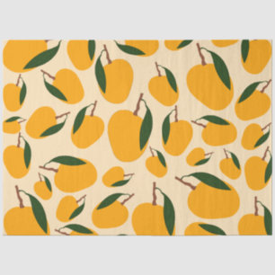 Mango Summer Fruit Pattern Tissue Paper
