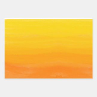 Mango sunset wrapping paper sheet