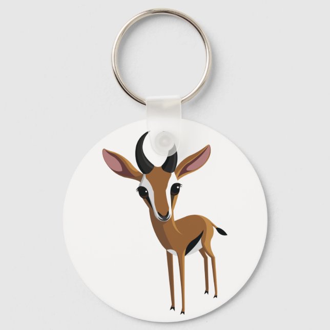 Mango the Gazelle Key Ring (Front)