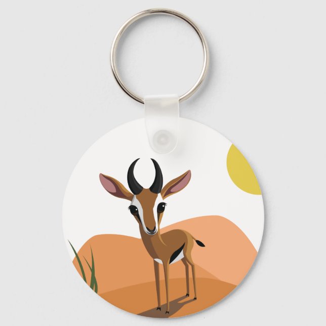 Mango the Gazelle Key Ring (Front)
