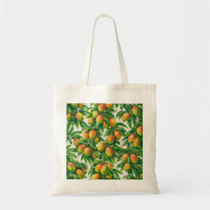 Mango Tropical Botanical Pattern Tote Bag