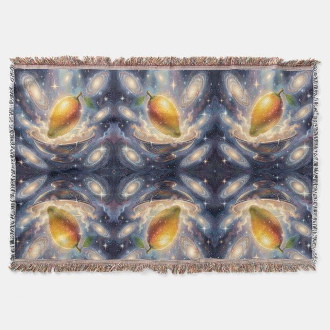 Mango – Tropical Fruit Full of Flavor´4 Throw Blanket (Front)