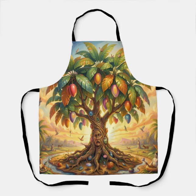 Mango – Tropical Fruit Full of Flavor Apron (Front)