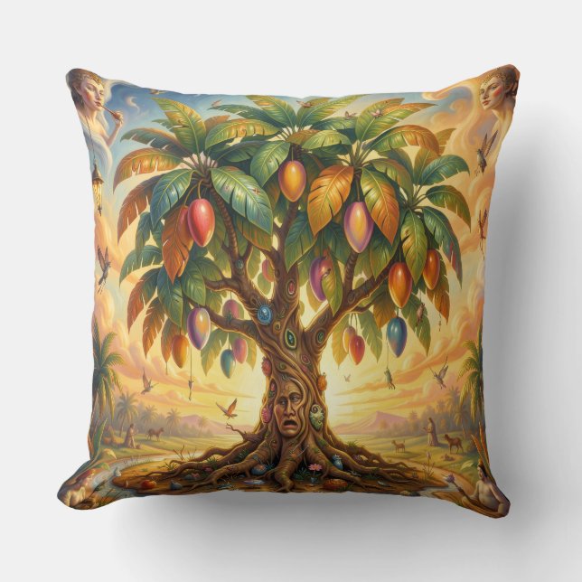 Mango – Tropical Fruit Full of Flavor Cushion (Front)