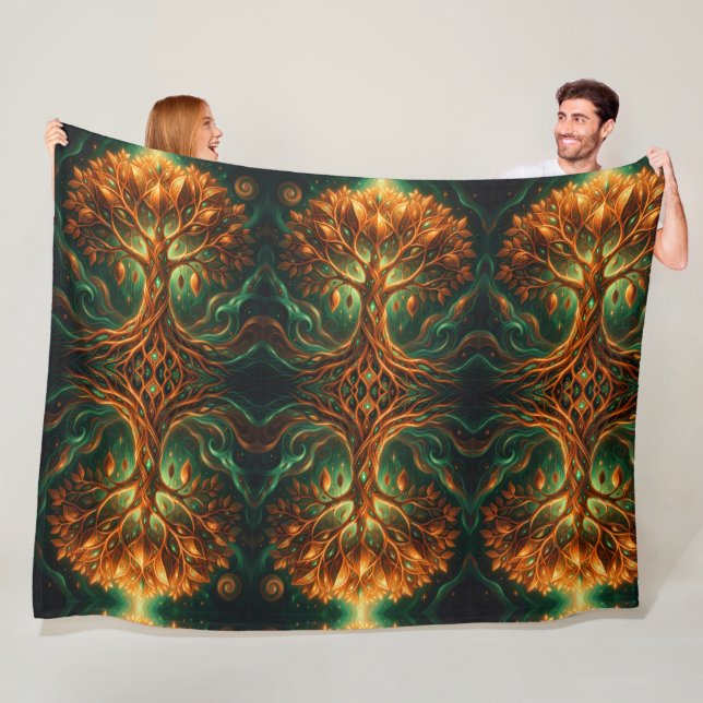 Mango - Tropical fruit full of flavor Fleece Blanket (In Situ)