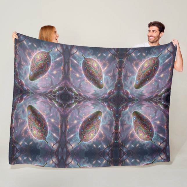 Mango - Tropical fruit full of flavor Fleece Blanket (In Situ)