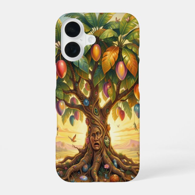 Mango - Tropical fruit full of flavor iPhone 16 Case (Back)