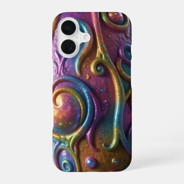  Mango – Tropical Fruit Full of Flavor iPhone 16 Case (Back)