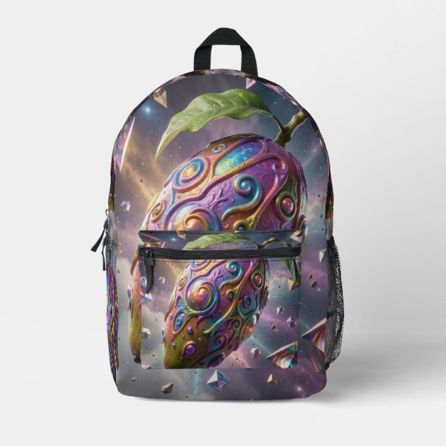  Mango – Tropical Fruit Full of Flavor Printed Backpack (Front)