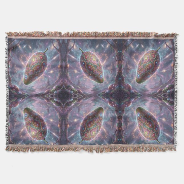 Mango - Tropical fruit full of flavor Throw Blanket (Front)