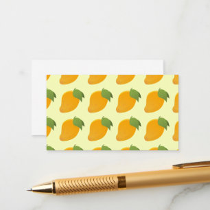 Mango Tropical Fruit Lovers Caribbean Summer Enclosure Card