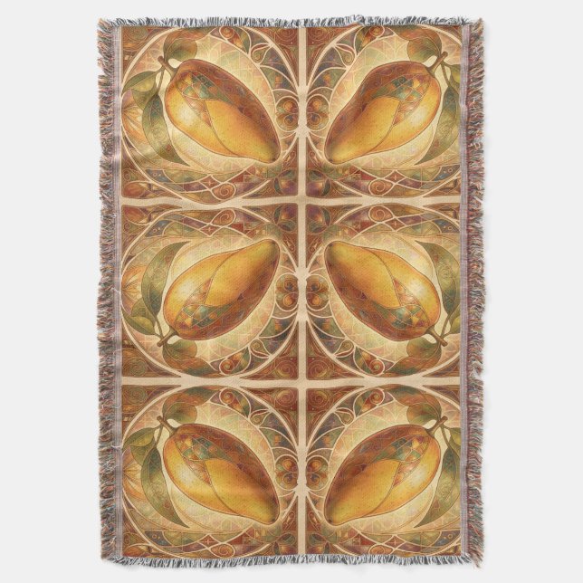Mango – Tropische Frucht voller Geschmack´8 Throw Blanket (Front Vertical)