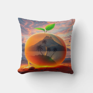 Mango Volcano Lave & Strawberry Waterlilly Princes Cushion