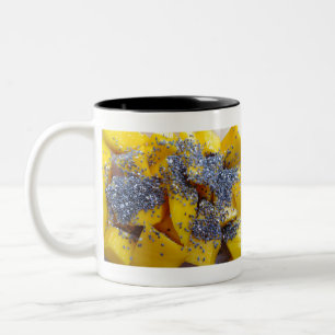 Mango with Chia Seeds Two-Tone Coffee Mug