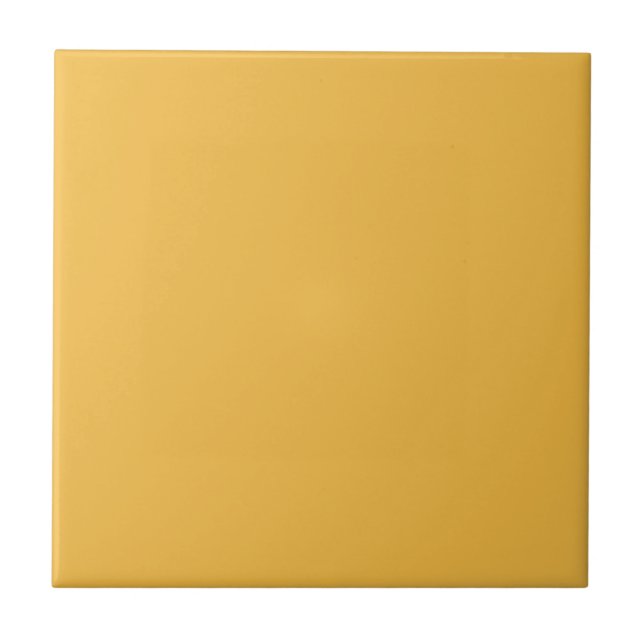 Mango Yellow Solid Colour Tile (Front)