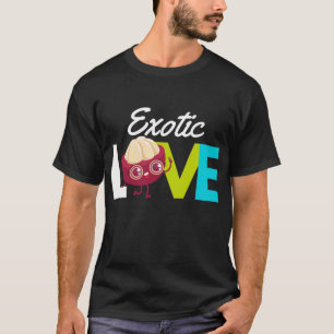 Mangosteen Love - Exotic Fruit Eating T-Shirt