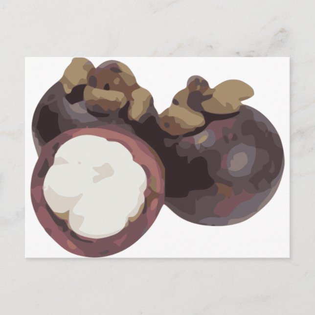 Mangosteen Sweet and Tangy Fruit from Thailand Postcard (Front)