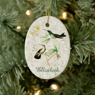 Mangrove Hummingbird Ceramic Ornament
