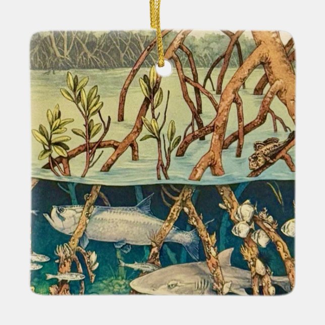 Mangrove Island Ornament (Front)