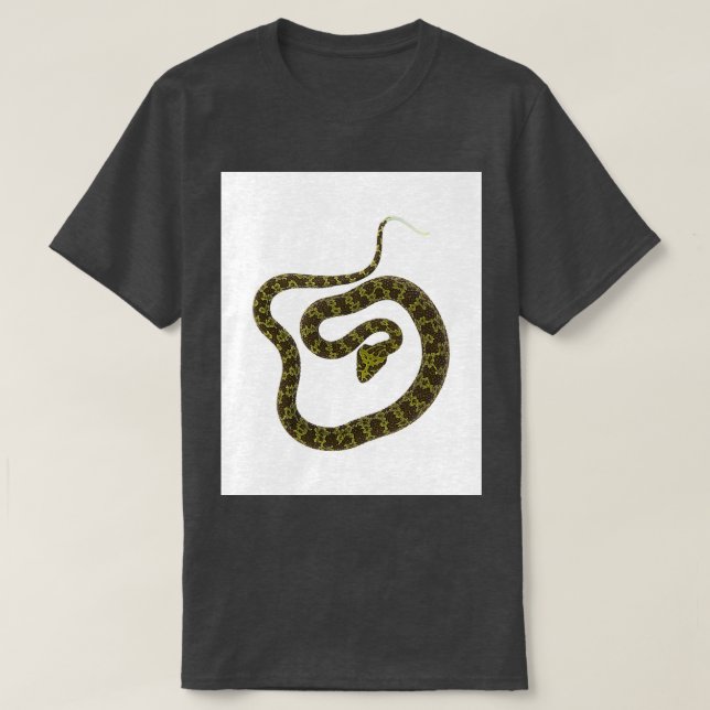 Mangshan Pit Viper Graphic  T-Shirt (Design Front)