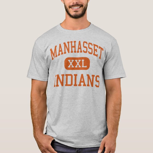 Manhasset - Indians - High - Manhasset New York T-Shirt (Front)