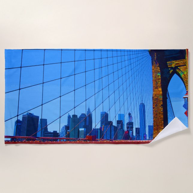 Manhattan 3000 beach towel (Front)