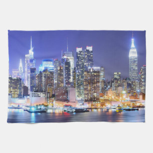 Manhattan And Hudson Tea Towel