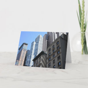 Manhattan Architecture New York City Photography Card