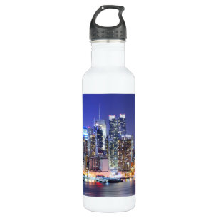 Manhattan at Night 710 Ml Water Bottle