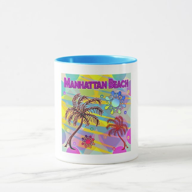 Manhattan Beach Happy and Hope Mug (Center)