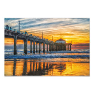 Manhattan Beach Pier Photo Print