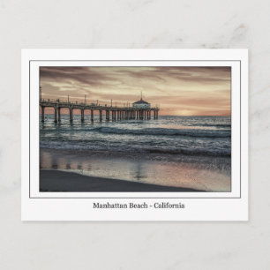 Manhattan Beach Pier Postcard