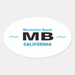 MANHATTAN BEACH stickers (4)