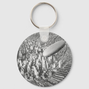 Manhattan Blimp Key Ring