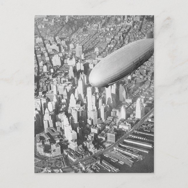 Manhattan Blimp Postcard (Front)