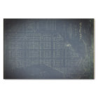 Manhattan Blueprint 18lb Decoupage Sheet
