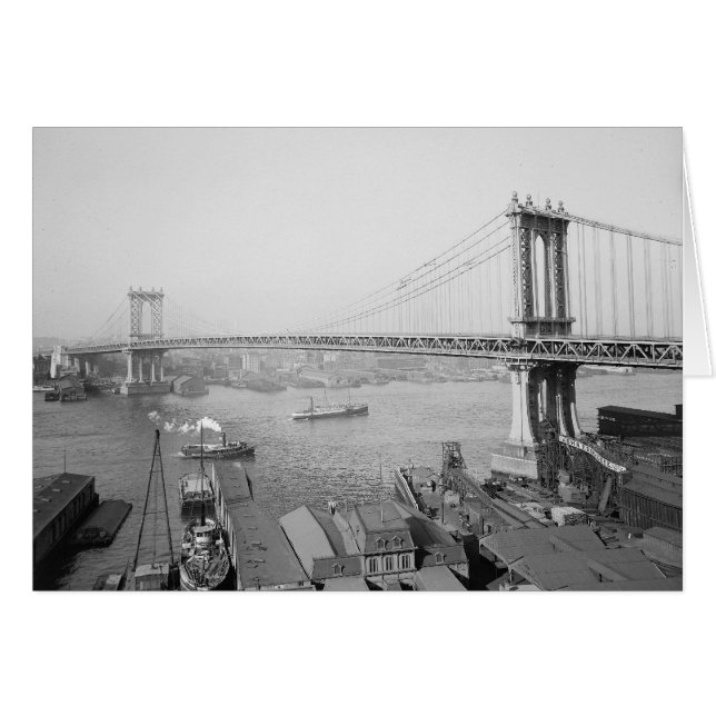 Manhattan Bridge, 1909 (Front Horizontal)