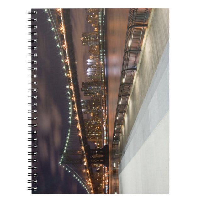 Manhattan Bridge and NYC Skyline Notebook (Front)