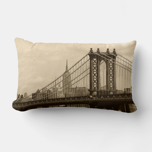Manhattan Bridge Lumbar Cushion (Front)
